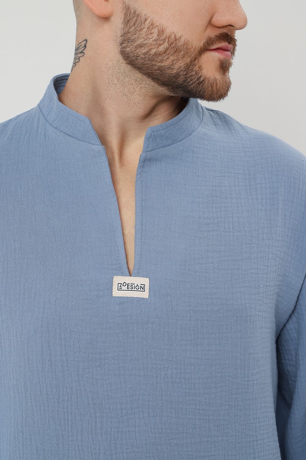 Джемпер мужской Баунти-4 Виотекс СЕРО-ГОЛУБОЙ