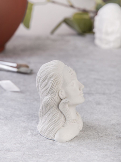 Набор  Бюст Шивы и подставка для благовоний на подносе