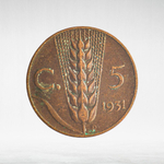 Italy 5 Centesimi 1931 R "Victor Emmanuel III", VG