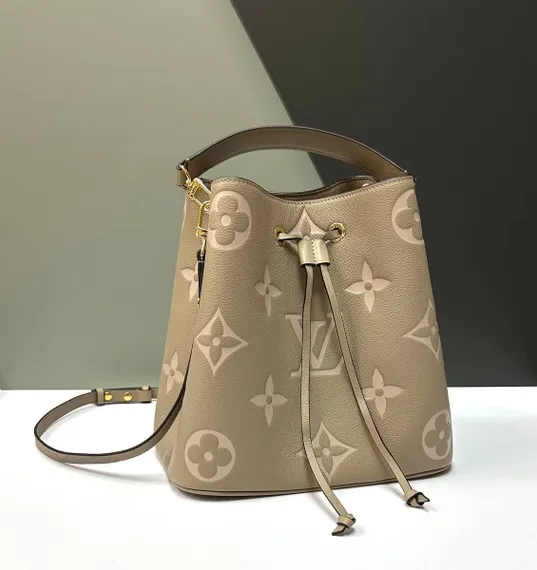Сумка Louis Vuitton Neonoe MM серо-бежевый