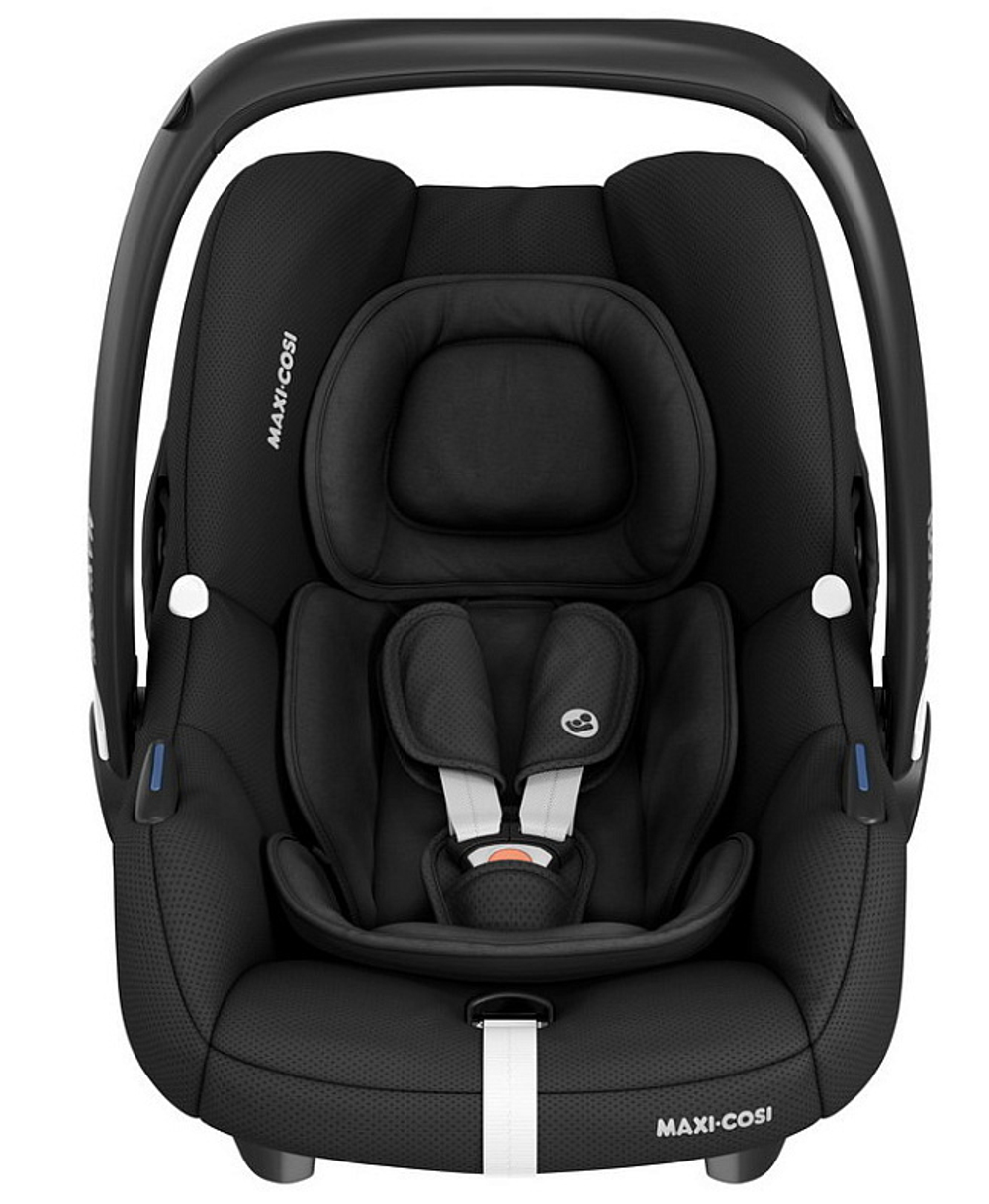 Детская коляска Maxi-Cosi Fame 3 в 1 с автокреслом CabrioFix Essential black Twillic Graphite/графит