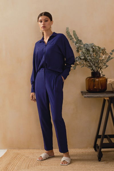 Брюки 61747-1 Темно-Синий Laete