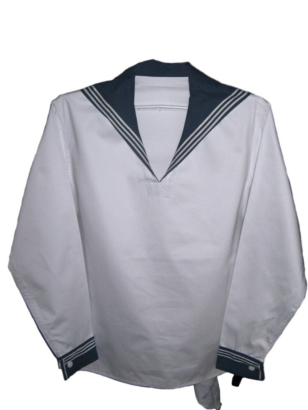 Фланка морская белая х/б (с гюйсом) нов/обр