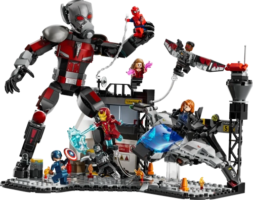 Конструктор LEGO Marvel 76314 Капитан Америка: боевик Гражданской войны