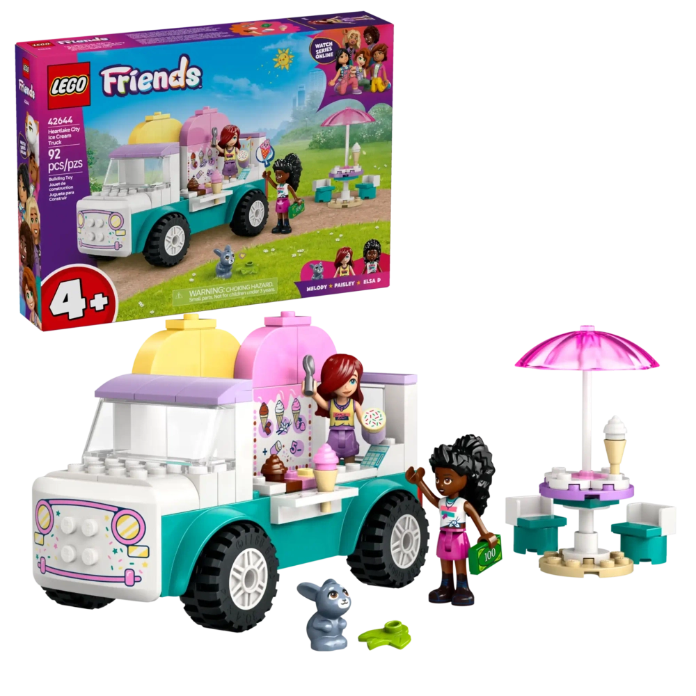 Конструктор LEGO Friends 42644 Грузовик с мороженым в Хартлейк-сити