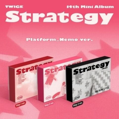 Альбом TWICE - STRATEGY 14th Mini Album PLATFORM NEMO 3 Version SET