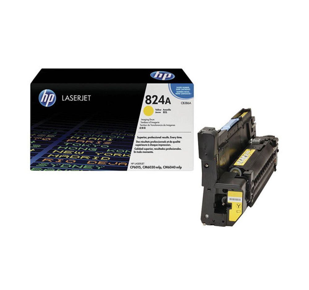 Фотобарабан HP CB386A 824A для LaserJet CM6030/CM6040/CP6015 желтый 23K