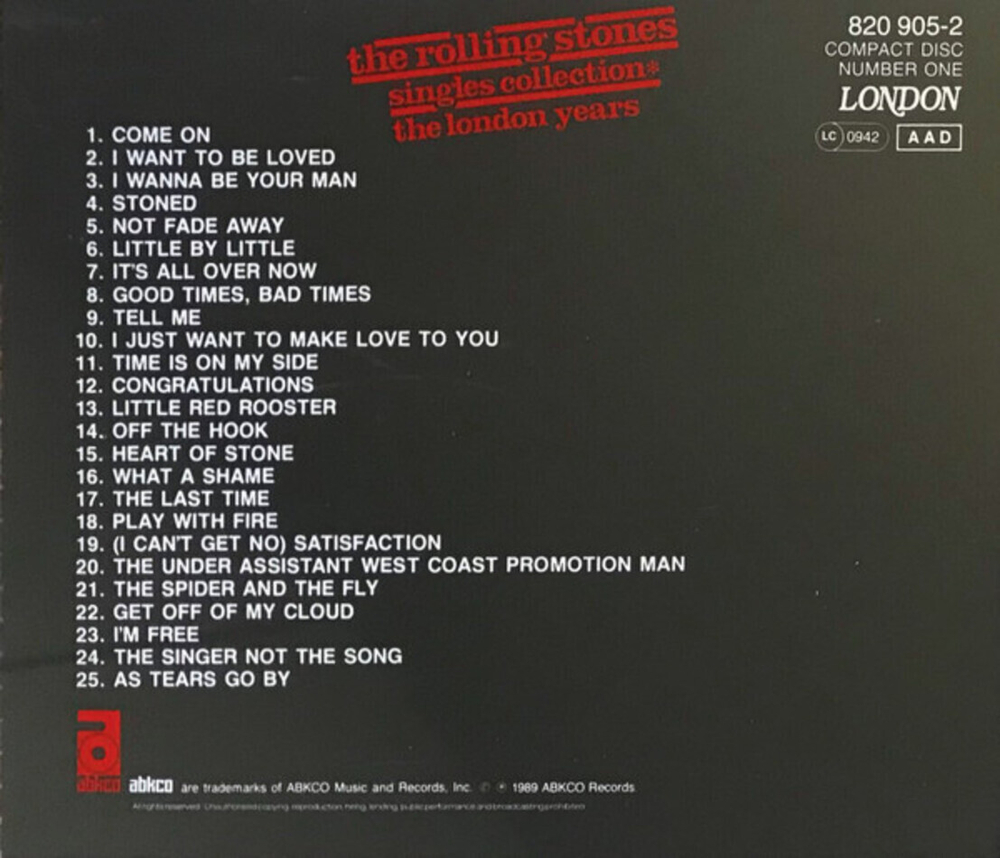 The Rolling Stones / Singles Collection - The London Years (3CD)