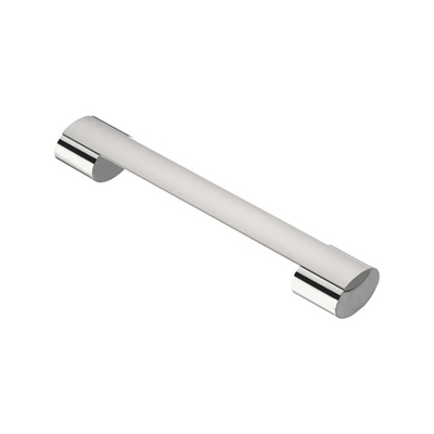 Ручка-скоба, 160(192) мм, хром/оксидированный алюминий