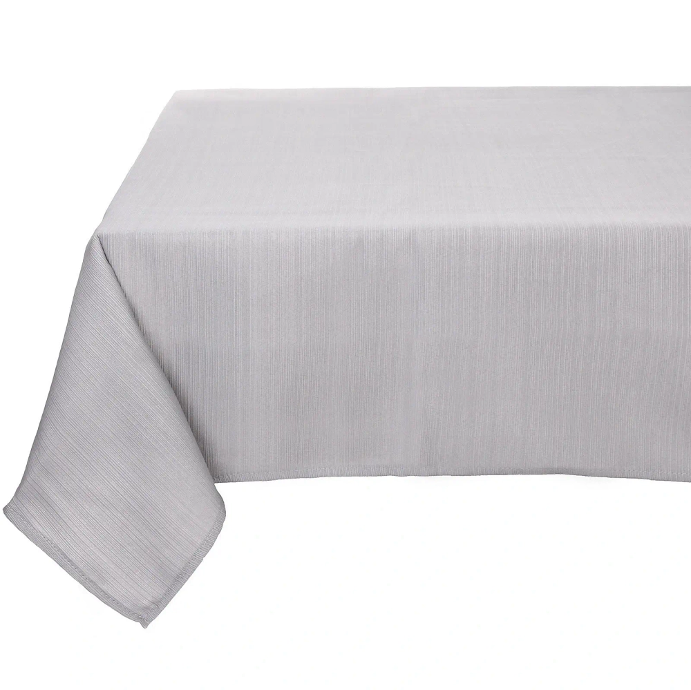 Скатерть 147*183 см «HOME», водоотталкивающая, цвет серый
