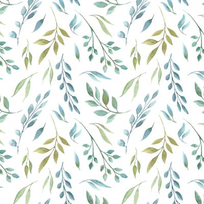 Акварельные листья