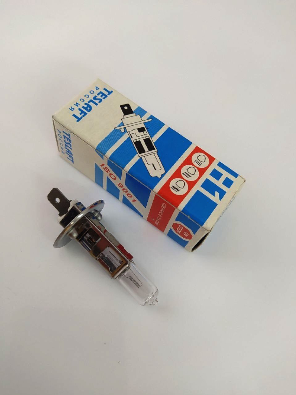 Лампа  H1(100W 12V) увелич. мощ.  TESLAFT  арт. 142684 1 штука