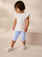 Легинсы укороченные для девочки Next AD8-339, Голубой