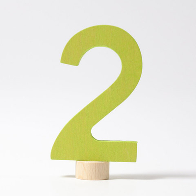 Декоративная фигурка "Цифра, 2 классическая"