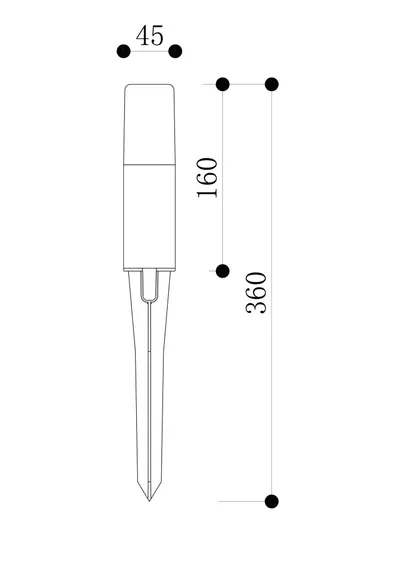 Ландшафтный светильник Талпа / Talpa 3000К 3Вт IP 65 Outdoor o416fl-l3b3k