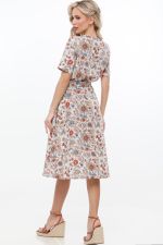 Платье Цветочный роман, браун DStrend (Акция)