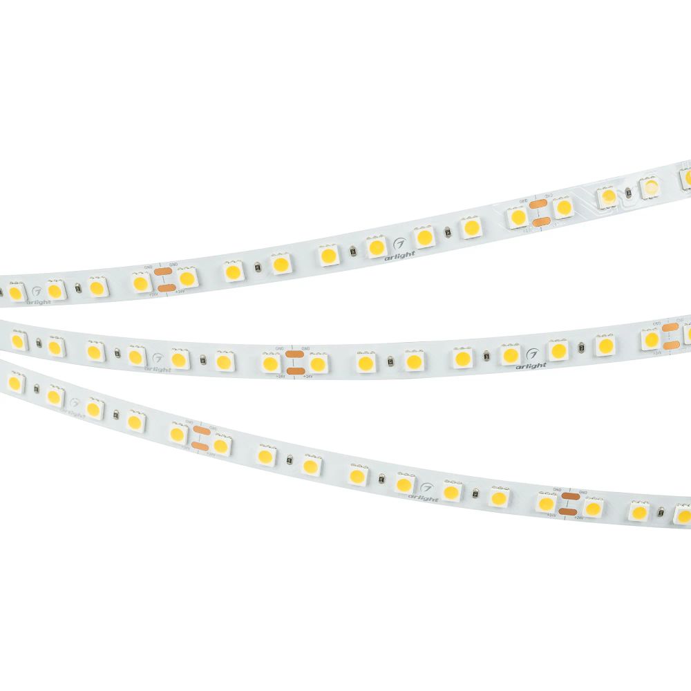 Светодиодная лента UL-B80-10mm 24V White6000 (11 W/m, IP20, 5m) (Arlight, 7 лет) 041373