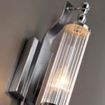 4942/1W DROPS ODL22 507 хром/прозрачный/стекло Настенный светильник с выкл. E14 1*40W IP44 TOLERO