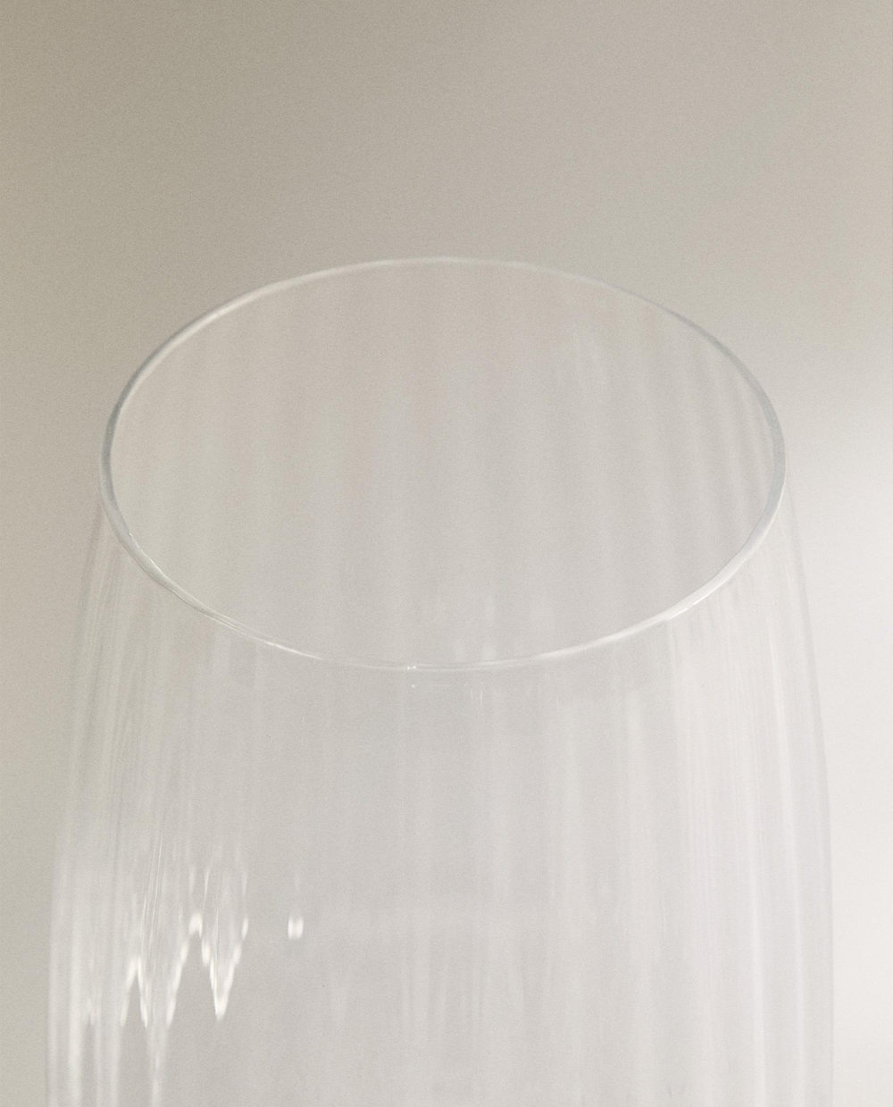 Zara Home бокал из стекла, цвет прозрачный, 21 см · 9226/412