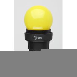 Лампочка светодиодная ЭРА STD ERAYL45-E27 E27 / Е27 1Вт шар желтый для белт-лайт