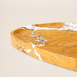 Мраморный поднос бежевый