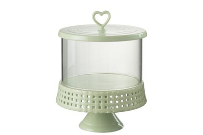 Бонбоньерка "Анис" большая 22x22x29см Стекло,керамика