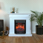 Каминокомплект Real Flame Andrea WT с очагом Majestic Lux Black RC