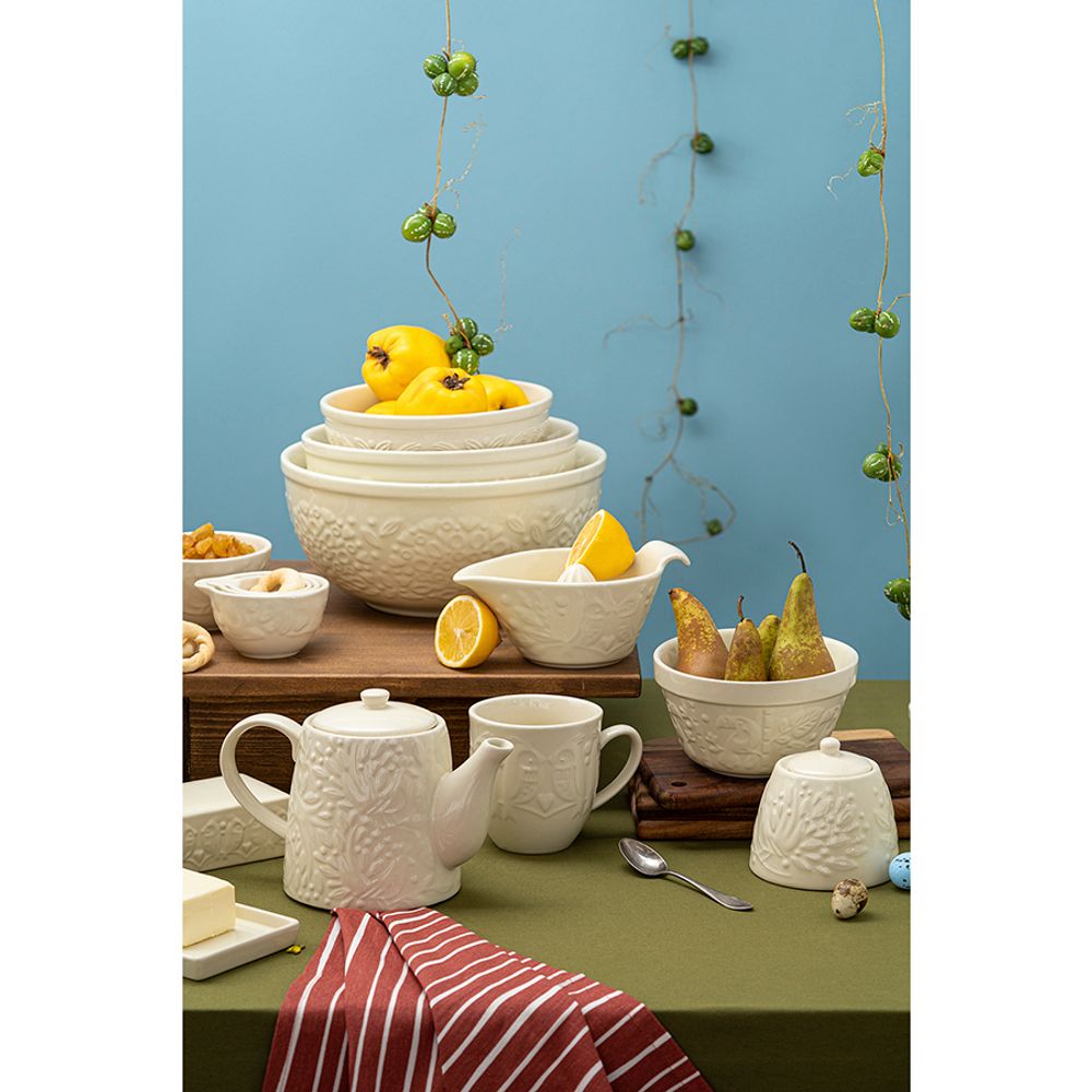 Сахарница Birds of Paradise, 400 мл, кремовая