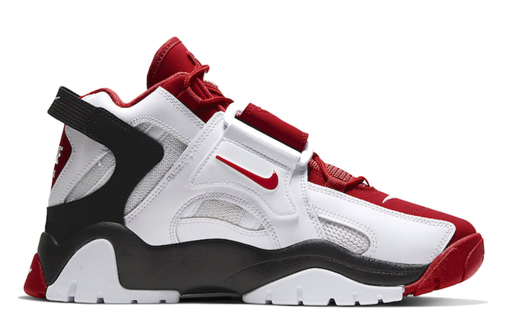 Nike Air Barrage Mid White Black Red