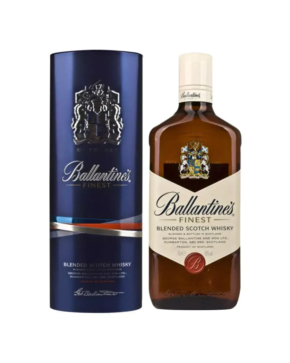 Ballantine's Finest 0.7 л. + Железная упаковка