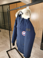 Темно-синяя пуховая парка Expedition Canada Goose премиум класса