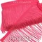 Бахрома для танцев 15 см, полиэстер, двойная нить, Розовая, розница от 10 см