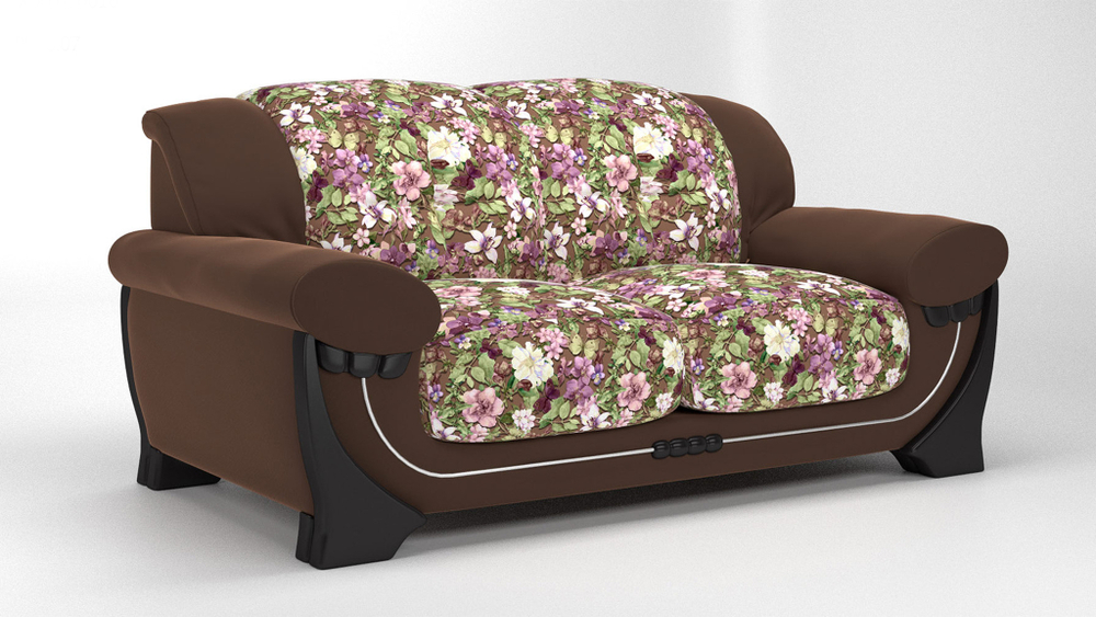 Микровелюр Xpoint (Икспоинт) 0016.07 Бабочки зеленое