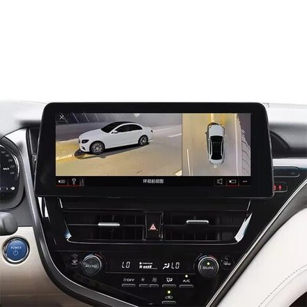 Магнитола для Toyota Camry 70 (75) 2021-2023 - Redpower 85333XLB монитор 12.3" QLED в стиле BMW, Android 14, CarPlay, 4G SIM-слот