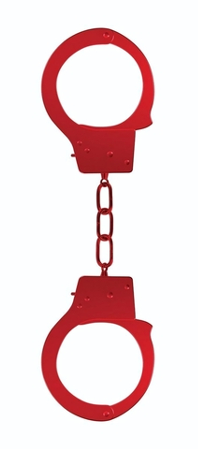 Красные наручники OUCH! Red (Цвет: красный)