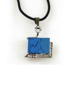 "Памир" подвеска в серебряном покрытии из коллекции "Леди" от Jenavi  с замком карабин