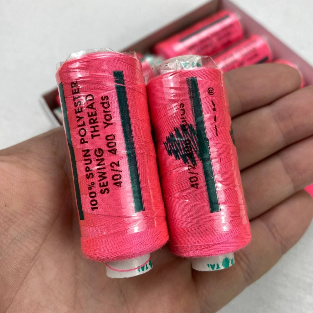 Нитки Dor Tak ярко-розовые цв.472