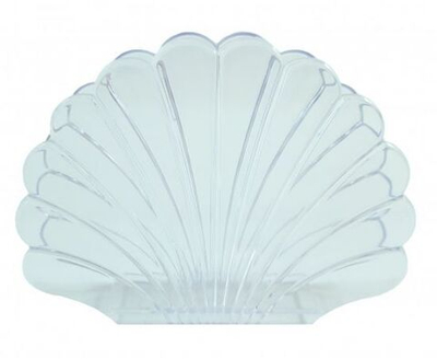Салфетница Ракушка 13х2.5х10см, прозрачный IS10802/10 SparkPlast