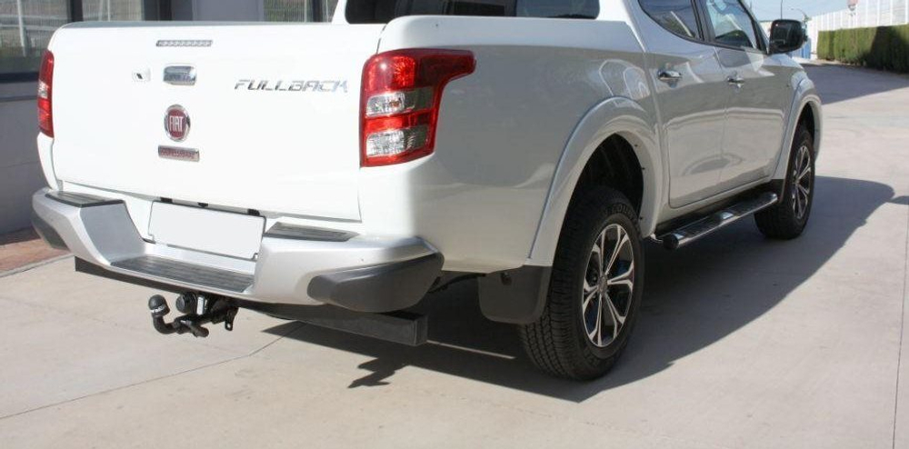 Фаркоп на FIAT Fullback 2016-2019 без выреза в бампере. Тип шара: A. Нагрузки: 2500/100 кг, масса фаркопа 30 кг (без электрики в комплекте) - 2638-A Oris