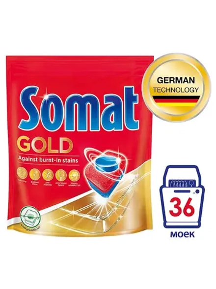 Таблетки для посудомоечных машин SOMAT ГОЛД 36