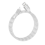 Кабель USB x Lightning Hoco. X98 (2.4A/1m.) Crystal Silicon