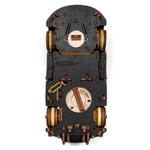 Деревянный конструктор Гоночный автомобиль (желтый) (EWA)