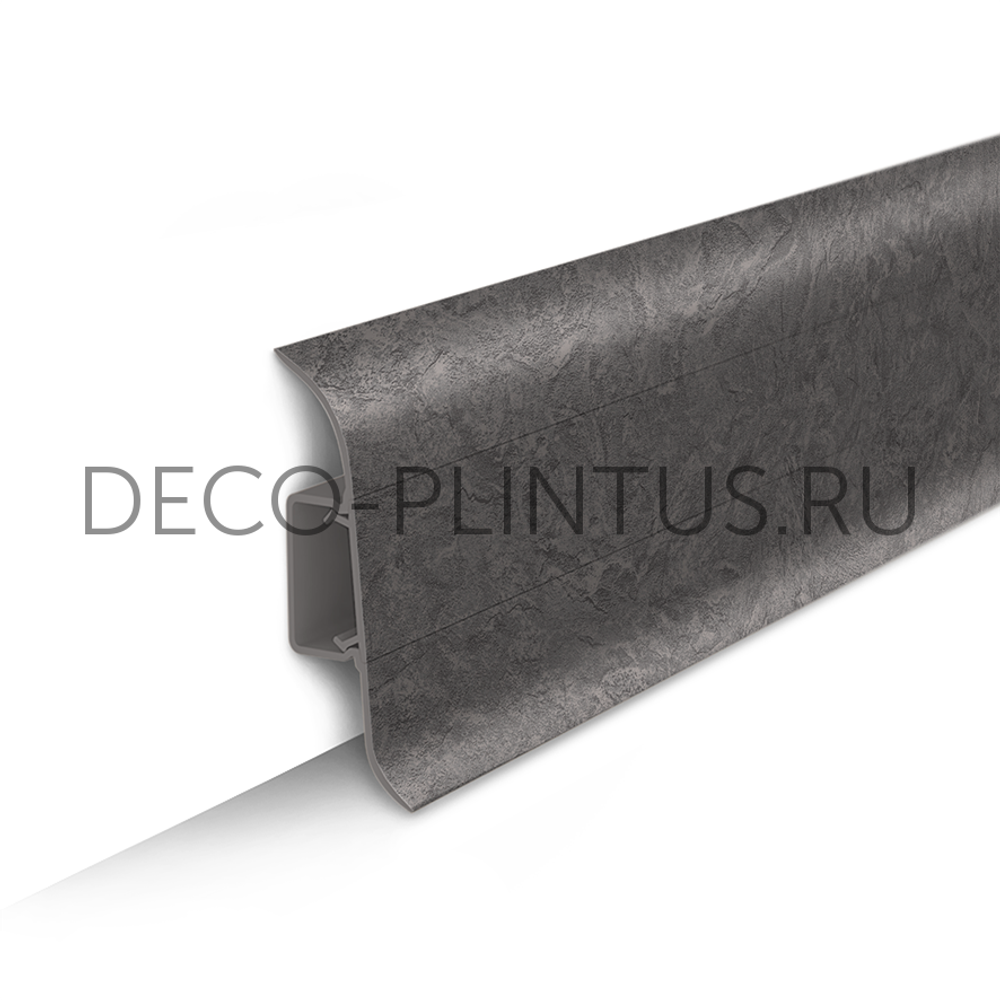 Плинтус напольный Идеал Классик 55 мм, 548 Лофт серый (IDEAL Classic 55мм, 2.2м,)
