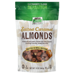 NOW Foods, Миндаль, соленая карамель, 340 г (12 унций)