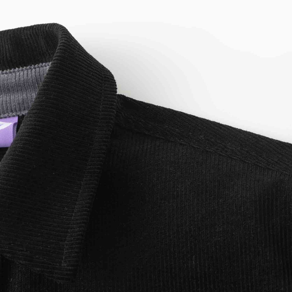 Рубашка Ymkashix Velvet Button черный/серый