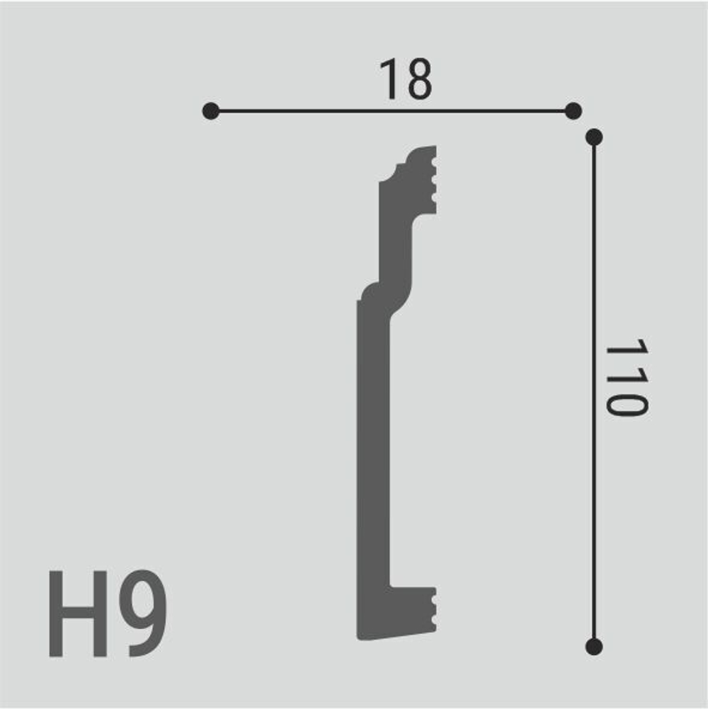 Плинтус Н 9