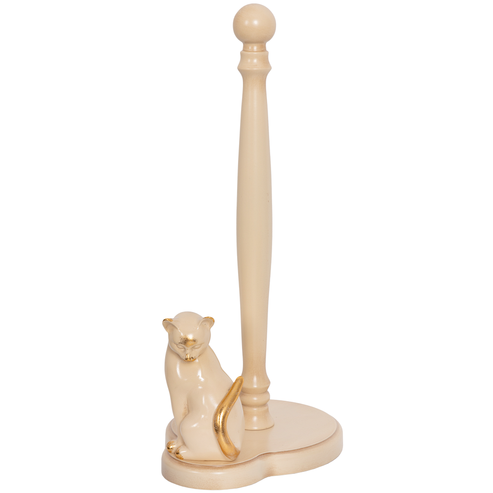 Держатель для полотенец Кошка Грация Айвори