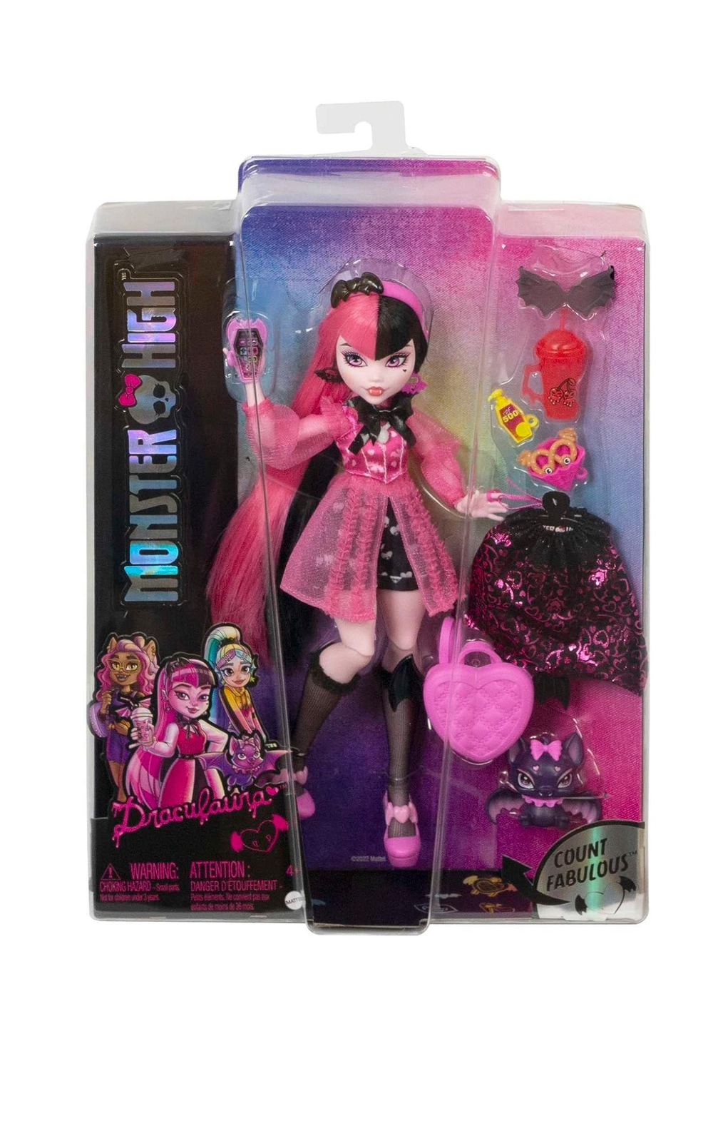 Кукла Monster High Draculaura с питомцем