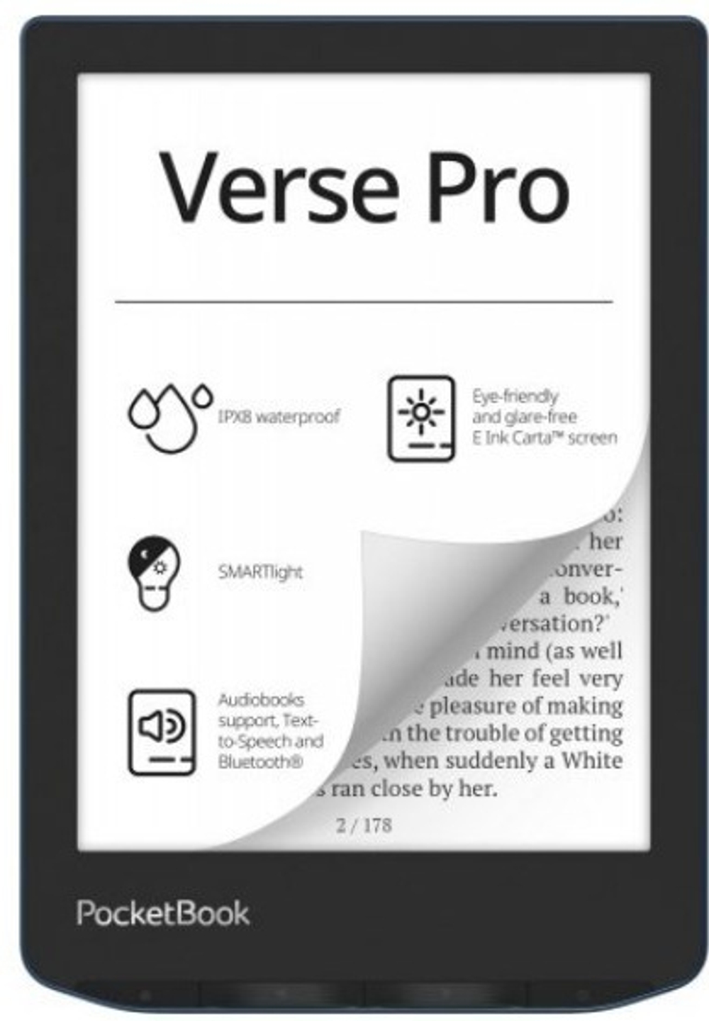 Электронная книга POCKET BOOK 634 Verse Pro черный