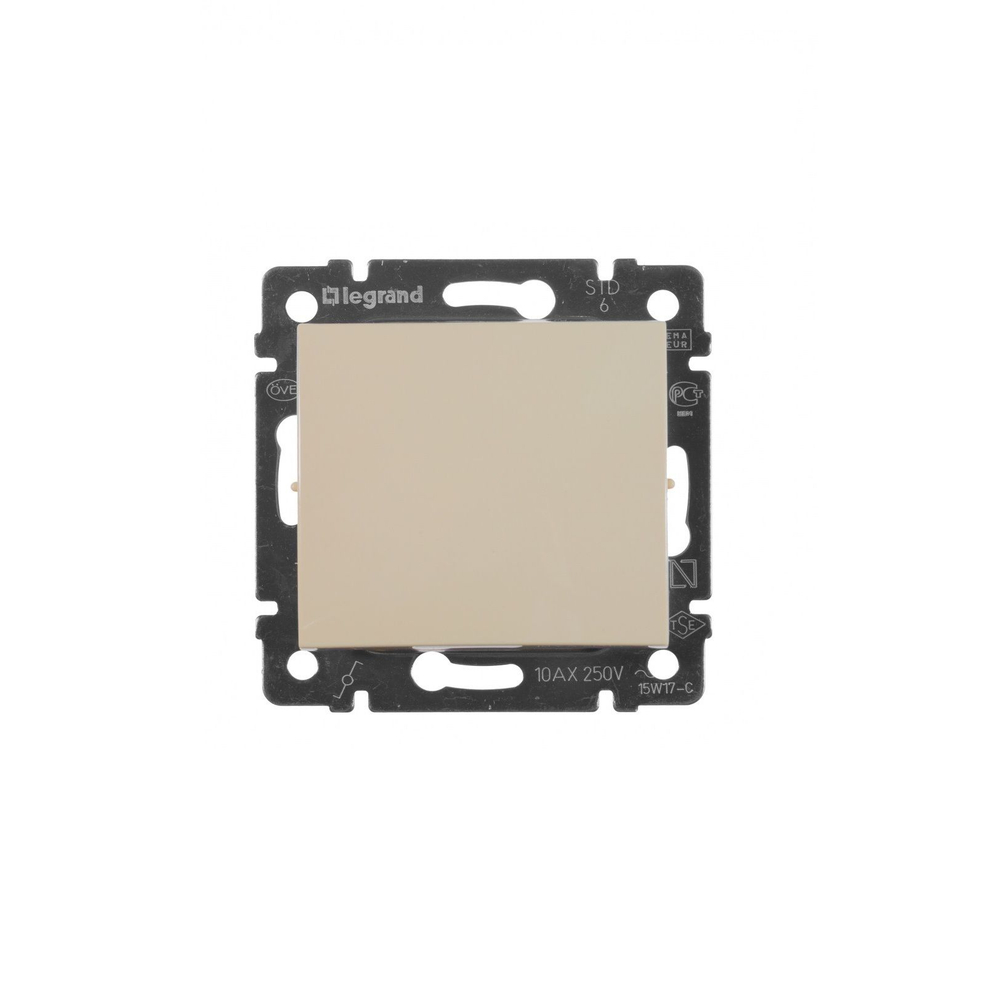 Legrand выключатель 4306 с рамкой 1 с/к